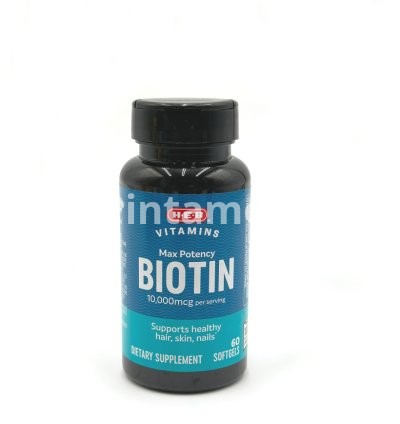 Biotina 10.000 mcg x 60 capsulas blandas